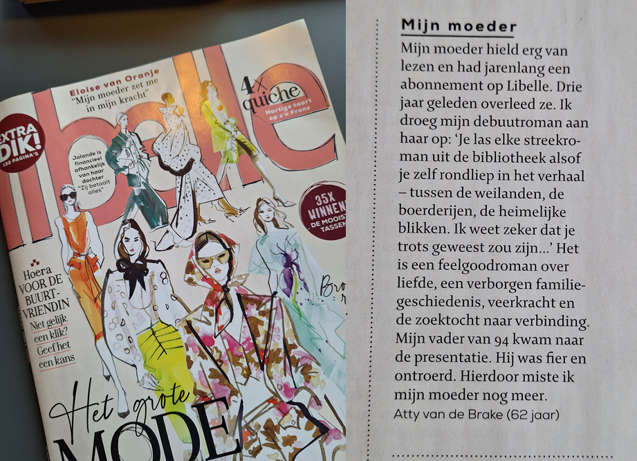 Libelle cover en tekst